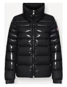 Ladies Down Jacket Vuorillinen Takki Topattu Takki Black Colmar