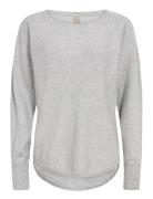 Sc-Dollie Tops Knitwear Jumpers Grey Soyaconcept