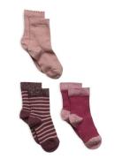 Dagmar Socks - 3-Pack Sukat Pink Mp Denmark