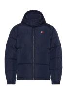 Tjm Alaska Puffer Ext Vuorillinen Takki Topattu Takki Navy Tommy Jeans