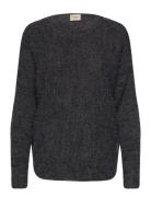 Freretta Pu 3 Tops Knitwear Jumpers Grey Fransa