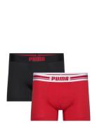 Puma Men Everyday Placed Logo Boxers 2P Bokserit Multi/patterned PUMA