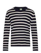 Longsleeve Tee Tops Knitwear Pullovers Navy FUB