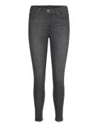 Scarlett High Zip Bottoms Jeans Skinny Grey Lee Jeans