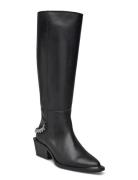 Xayenne Boots Korkeavartiset Saapikkaat Black Steve Madden