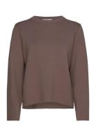 Objreynard Square Sleeve O-Neck Noos Tops Knitwear Jumpers Brown Objec...