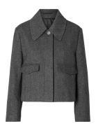 Slfhenny Short Wool Jacket Villakangastakki Grey Selected Femme