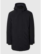 Slhfeist Tech Parka 2.0 Parka Takki Black Selected Homme