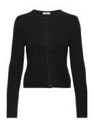 Knitted Cardigan Tops Knitwear Cardigans Black Gina Tricot