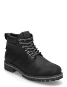 Jfwqueensway Leather Boot Sn Nyörisaappaat Black Jack & J S