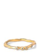 Lily Ring Sormus Korut Gold Enamel Copenhagen