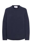 Lr-Perle Tops Knitwear Jumpers Navy Levete Room