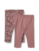 2 Leggings Jules Bottoms Leggings Pink Wheat