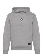 Woodson_Nfl Tops Sweat-shirts & Hoodies Hoodies Grey BOSS