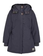 Olga Technical Outerwear Takki Pitkä Takki Navy MarMar Copenhagen