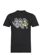 Evolved Hand Front Tops T-shirts Short-sleeved Black Santa Cruz