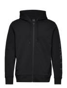 Essential Hoody Fz Tops Sweat-shirts & Hoodies Hoodies Black Hackett L...