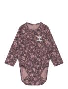 Hmlluchia Body L/S Pitkähihainen Body Purple Hummel