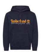 E 1973 Hoodie Sweat Tops Sweat-shirts & Hoodies Hoodies Navy Timberlan...