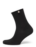 Qs Lurex Metal Logo Lingerie Socks Regular Socks Black BOSS