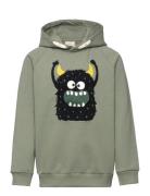 Sweatshirt Ls Tops Sweat-shirts & Hoodies Hoodies Green Minymo