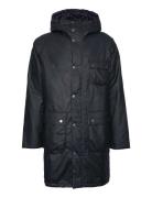 Barbour Wint Wax Parka Parka Takki Navy Barbour