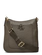 Pebbled Leather Large Cameryn Crossbody Bags Crossbody Bags Khaki Gree...