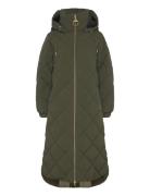 Barbour Kirkton Puffer Topattu Pitkä Takki Green Barbour