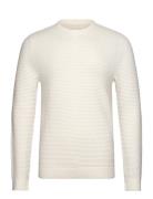 Jjotto Knit Crew Neck Ln Tops Knitwear Round Necks White Jack & J S