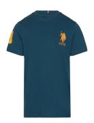 Player 3 Tshirt Tops T-shirts Short-sleeved Navy U.S. Polo Assn.