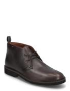 Talan Leather Chukka Boot Nyörisaappaat Brown Polo Ralph Lauren