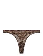 Mesh Thong Stringit Alusvaatteet Brown Understatement Underwear