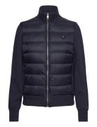 Lw Padded Knit Mix Jacket Vuorillinen Takki Topattu Takki Navy Tommy H...