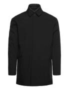 Climate Shell? Car Coat Jacket - Gr Pitkä Takki Black Knowledge Cotton...