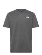 M Ss Box Nse Tee Sport T-shirts Short-sleeved Grey The North Face