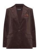 Bullion Corduroy Blazer Blazers Single Breasted Blazers Brown Lauren R...