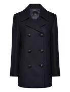 Structured Over Wool Coat Villakangastakki Navy Mango