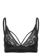 Remi Bralette Uw Lingerie Bras & Tops Soft Bras Bralette Black Hunkemö...