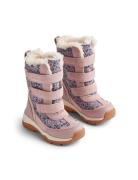 Winterboot Airy Tex Talvikengät Tarroilla Pink Wheat