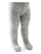 Wool Tights, Grey/Silver Sukkahousut Grey Smallstuff