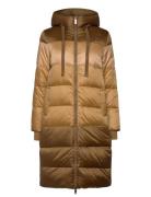 Mmnova Limited Down Jacket Topattu Pitkä Takki Brown MOS MOSH