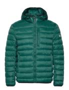 Hooded Jacket Vuorillinen Takki Topattu Takki Green Champion