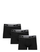 Morris Boxer Brief 3-Pack Old Blue Bokserit Black Morris