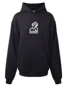 Hoodie W/Embroidery Tops Sweat-shirts & Hoodies Hoodies Black Hound