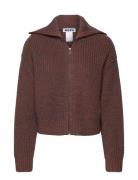 Yummy Cardigan Tops Knitwear Cardigans Brown Hope