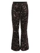 Vmbella Sequins Hw Flared Pant Jrs Girl Housut Black Vero Moda Girl