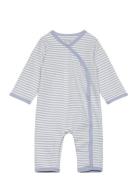 Jumpsuit Y/D Stripe Pitkähihainen Body Blue Fixoni