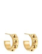 Fiona Dot Hoop Accessories Jewellery Earrings Hoops Gold By Jolima