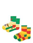 Pippi Socks 2Pack Sukat Multi/patterned Pippi Langstrømpe