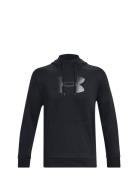 Ua Armour Fleece Big Logo Hd Tops Sweat-shirts & Hoodies Hoodies Black...